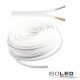 Kabel 25m Rolle 2-polig 0.75mm² H03VH-H YZWL, weiß/weiß, AWG 18 (A114706)