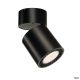 SUPROS MOVE CL, Indoor LED Deckenaufbauleuchte, rund, schwarz, 3000K, 60° Reflektor, CRI90, 2600lm (1003289)