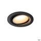 NUMINOS® MOVE DL L, Indoor LED Deckeneinbauleuchte schwarz/weiß 3000K 20° dreh- und schwenkbar (1003650)
