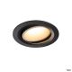 NUMINOS® MOVE DL L, Indoor LED Deckeneinbauleuchte schwarz/weiß 3000K 40° dreh- und schwenkbar (1003653)