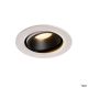 NUMINOS® MOVE DL L, Indoor LED Deckeneinbauleuchte weiß/schwarz 3000K 20° dreh- und schwenkbar (1003661)