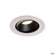 NUMINOS® MOVE DL L, Indoor LED Deckeneinbauleuchte weiß/schwarz 4000K 20° dreh- und schwenkbar (1003685)