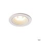 NUMINOS® DL S, Indoor LED Deckeneinbauleuchte weiß/weiß 4000K 20° inkl. Blattfedern  (1003830)