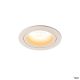 NUMINOS® DL M, Indoor LED Deckeneinbauleuchte weiß/weiß 3000K 55° inkl. Blattfedern  (1003884)