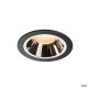 NUMINOS® DL L, Indoor LED Deckeneinbauleuchte schwarz/chrom 2700K 20° (1003915)