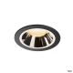 NUMINOS® DL L, Indoor LED Deckeneinbauleuchte schwarz/chrom 3000K 40° (1003942)