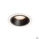 NUMINOS® DL L, Indoor LED Deckeneinbauleuchte weiß/schwarz 3000K 40° (1003952)