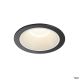 NUMINOS® DL XL, Indoor LED Deckeneinbauleuchte schwarz/weiß 4000K 55° (1004040)