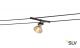 COSMIC, Lampenhalter für TENSEO Niedervolt-Seilsystem, QR-C51, schwarz, schwenkbar, 2 Stück (139090)