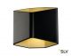CARISO 2 WL Indoor LED Wandaufbauleuchte schwarz/gold 2700K (151710)