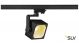 EURO CUBE, Spot für Hochvolt-Stromschiene 3Phasen, LED, 3000K, schwarz, 60°, inkl. 3Phasen-Adapter (152750)