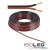 Kabel 25m Rolle 2-polig 0.75mm² H03VH-H YZWL, schwarz/rot, AWG18 (A114704)
