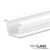 LED Einbauprofil DIVE12 Aluminium weiß RAL 9010, 200cm (A114781)