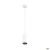 NUMINOS® PD PHASE M, Indoor LED Pendelleuchte weiß/schwarz 3000K 24° (1004254)