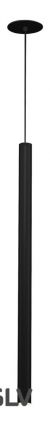 HELIA 30, Pendelleuchte, LED, 3000K, rund, schwarz, flache Rosette zum Einbau,  7,5W (158400)