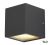 SITRA CUBE, Outdoor Wandleuchte, TCR-TSE, IP44, anthrazit, max. 18W (232535)