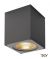 BIG THEO WALL, Outdoor Wandleuchte, Flood down, LED, 3000K, anthrazit, B/H/T 13/14/13,5 cm (234525)